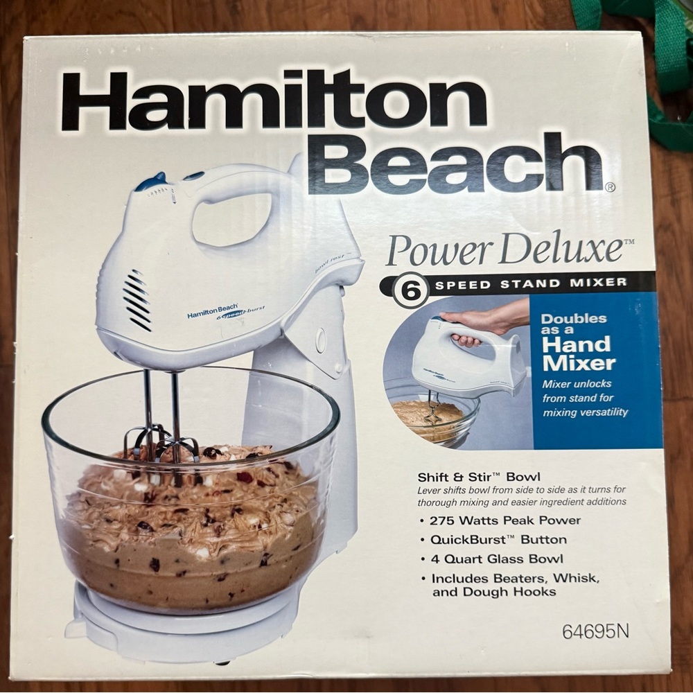 Hamilton Beach White Power Deluxe Mixer